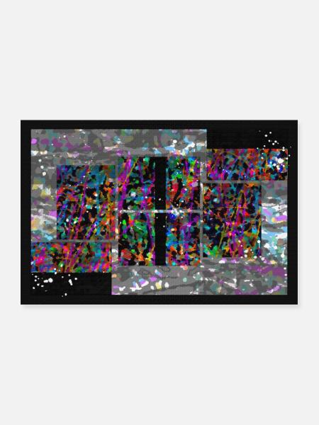 pixplojde - Poster 90x60 cm - Weiß
