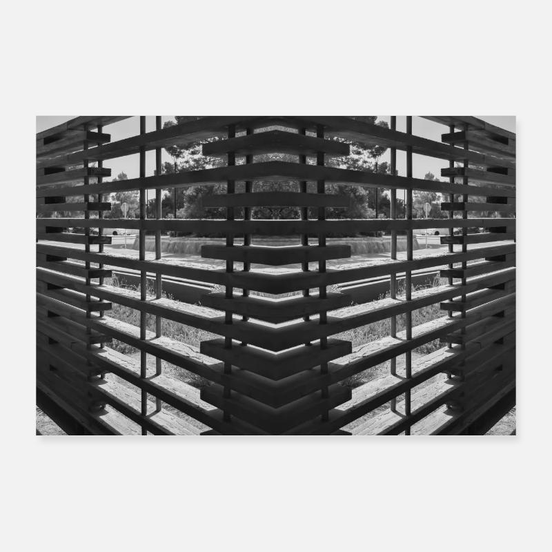 Bois abstrait V.1 Poster 90 x 60 cm
