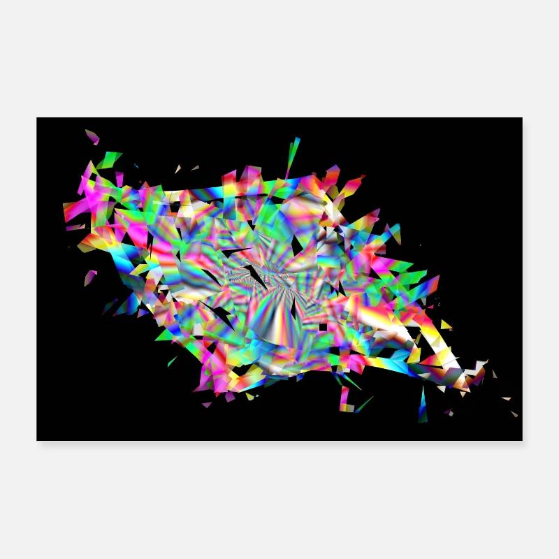 Posters rectangles plié Poster 90 x 60 cm