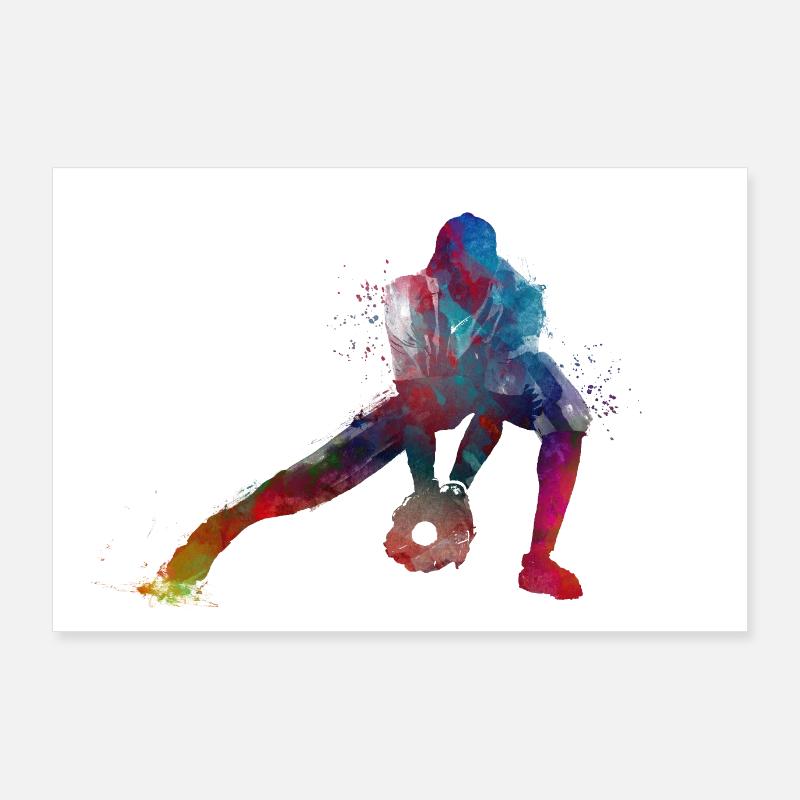 baseball player Poster 36" x 24" (90x60 cm)