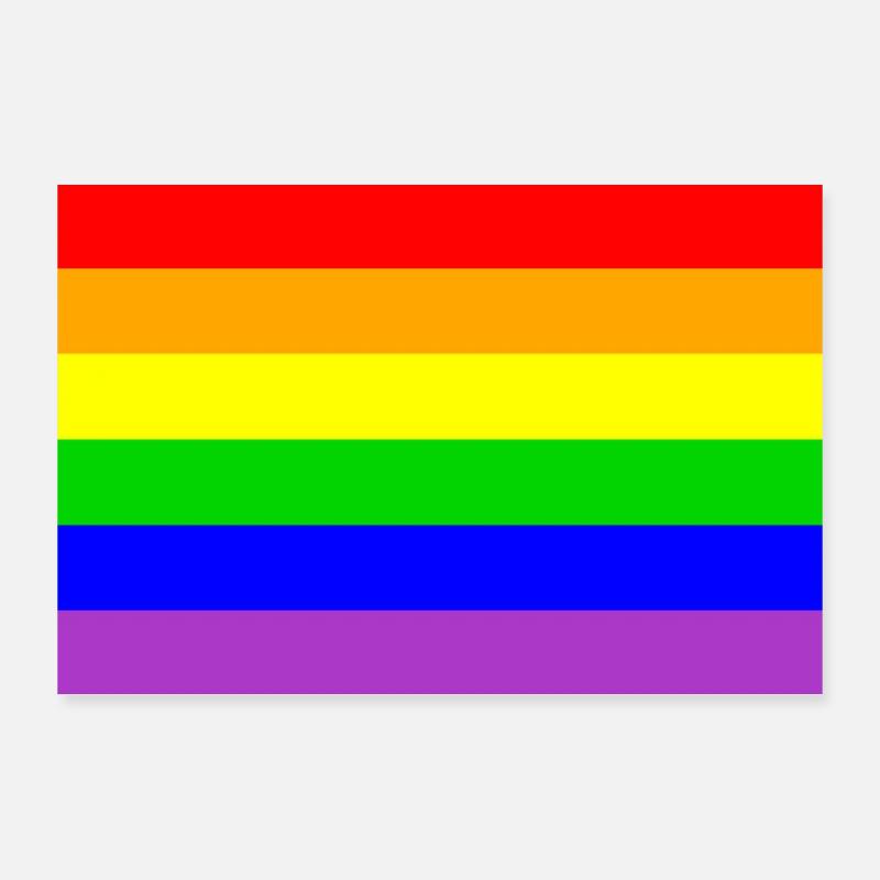 LGBT flag Poster 36" x 24" (90x60 cm)