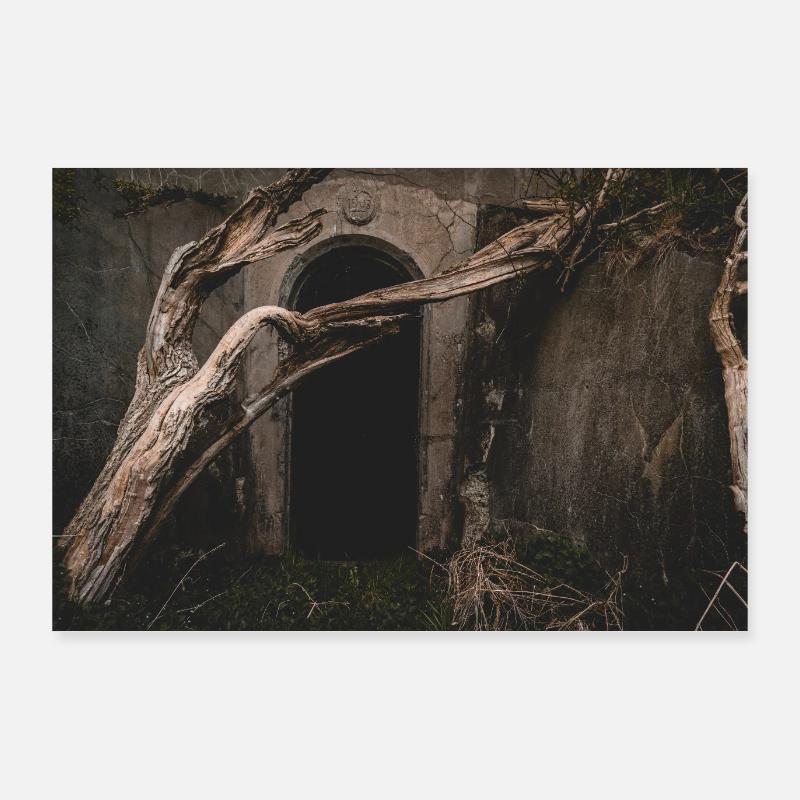 Der mystische Eingang Poster 90x60 cm