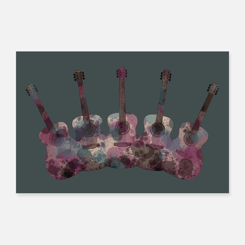 Gitarren Poster 90x60 cm