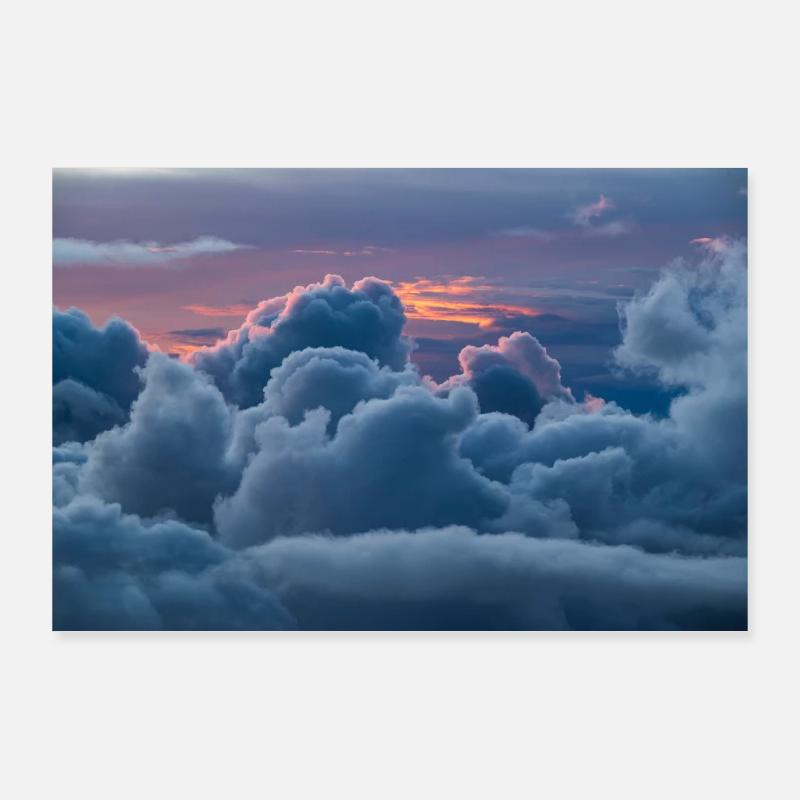 Cloudscape in sunset Poster 36" x 24" (90x60 cm)