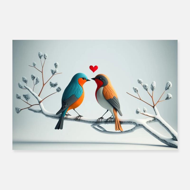 Rêver de la Saint-Valentin Poster 90 x 60 cm