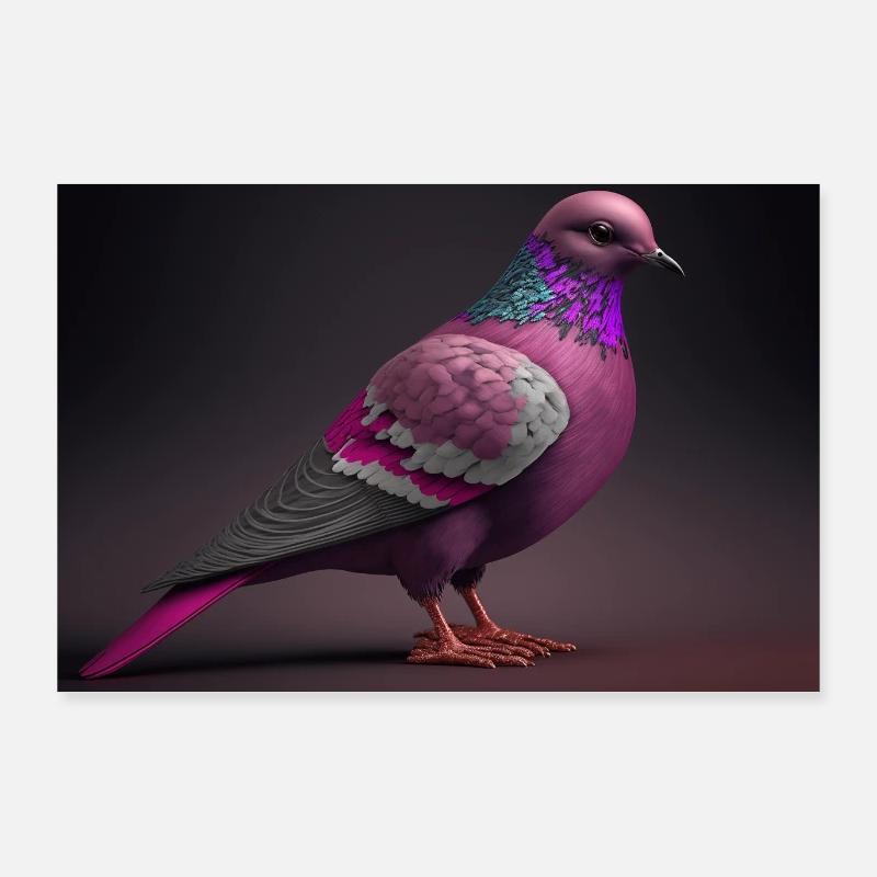 Träumen Sie von Taube oder Taube Poster 90x60 cm