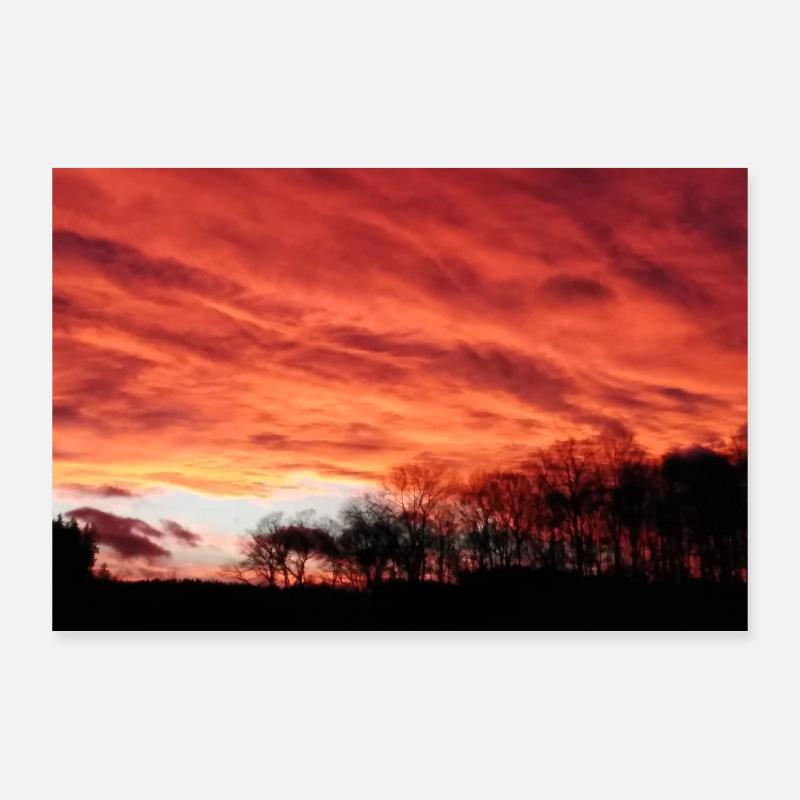 Der Himmel brennt Poster 90x60 cm