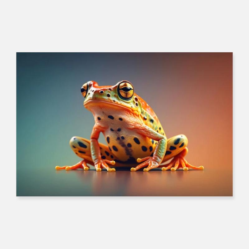 Dream about frog Poster 36" x 24" (90x60 cm)