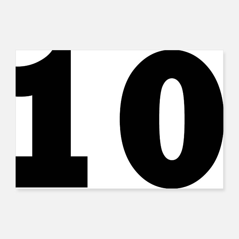 10 Poster 90 x 60 cm