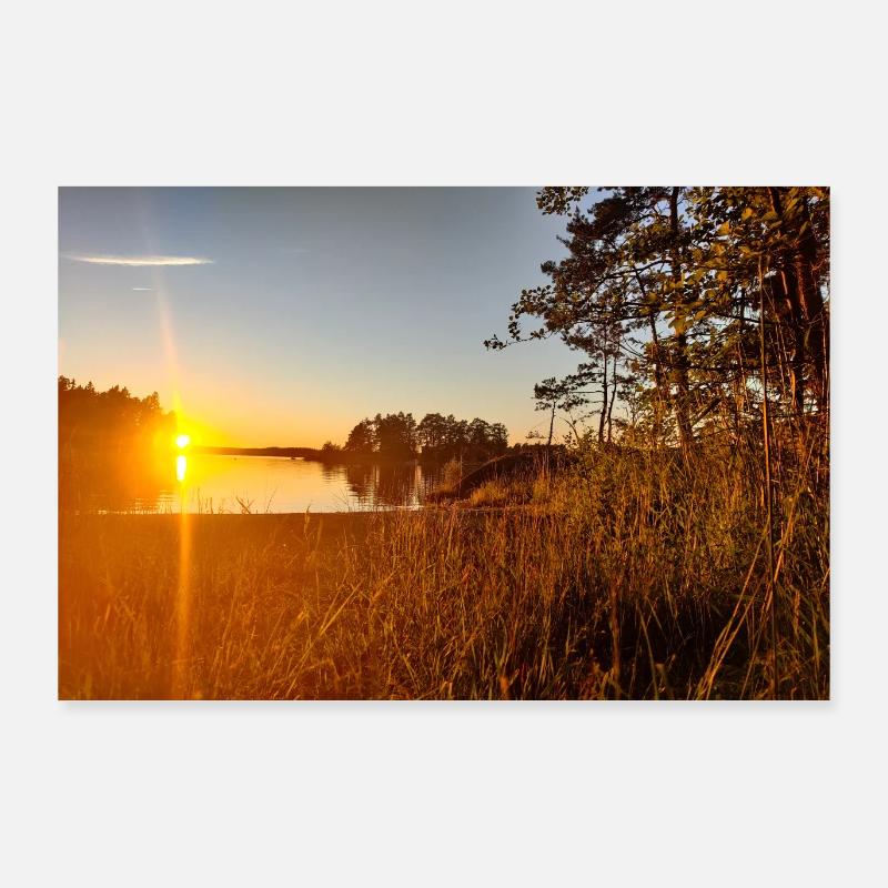 Heure d’or Poster 90 x 60 cm