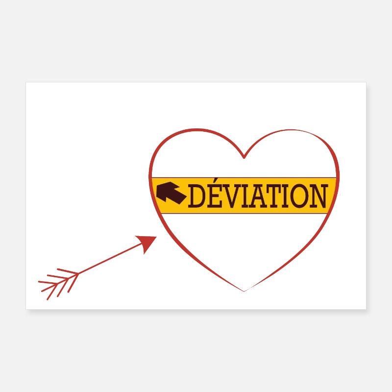 logo Déviation Poster 90 x 60 cm