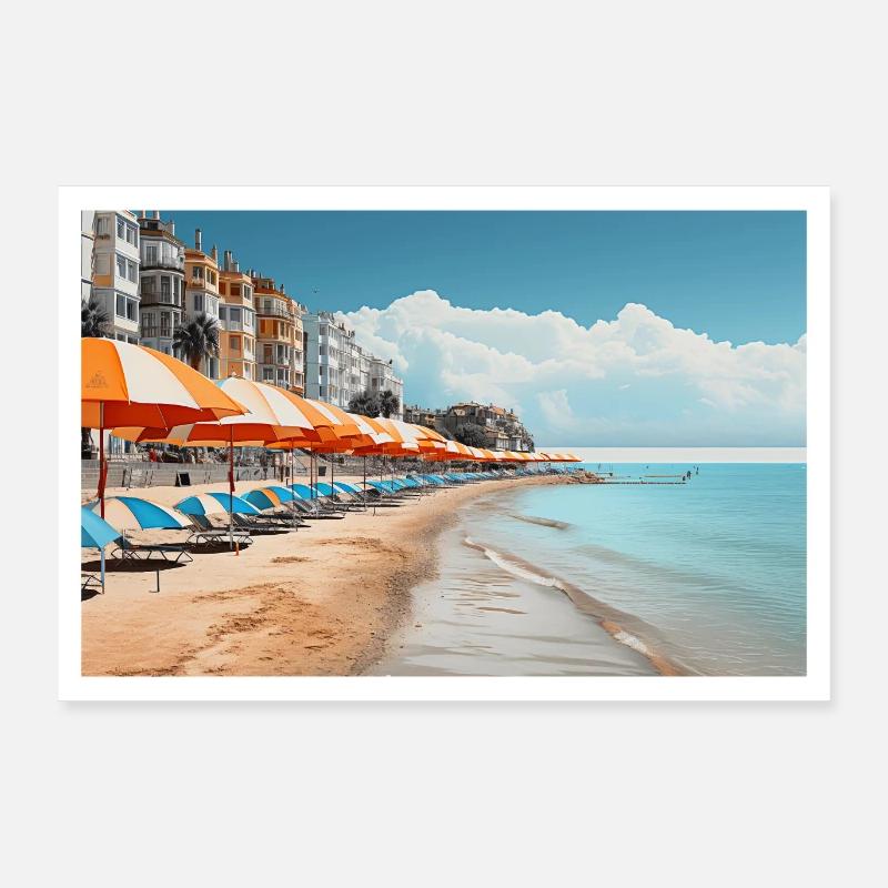 Affiche de plage Poster 90 x 60 cm