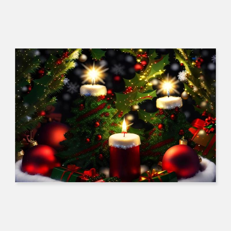 Weihnachten Poster 90x60 cm