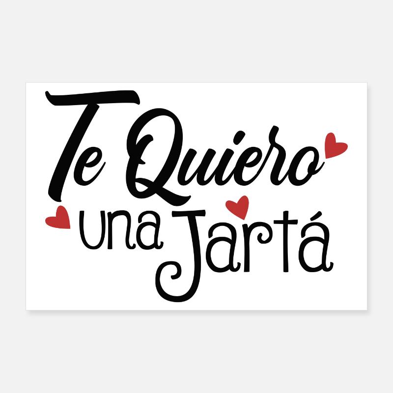 Je t’aime un Jarta Poster 90 x 60 cm