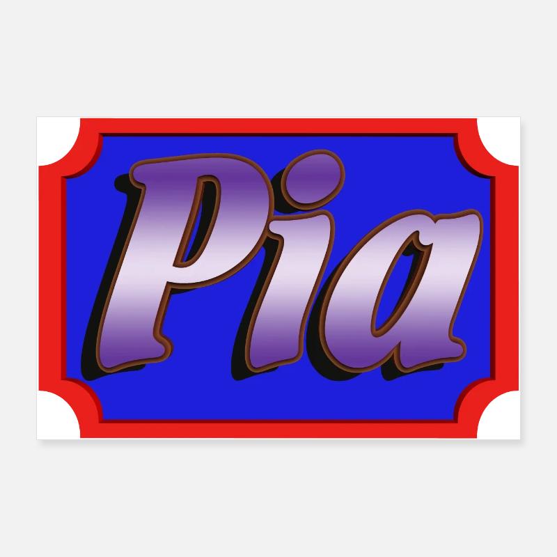 pia2 Poster 90x60 cm