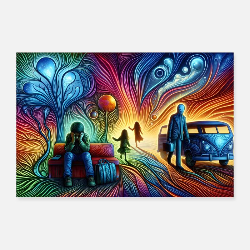 “Farben des Lebens” Poster 90x60 cm