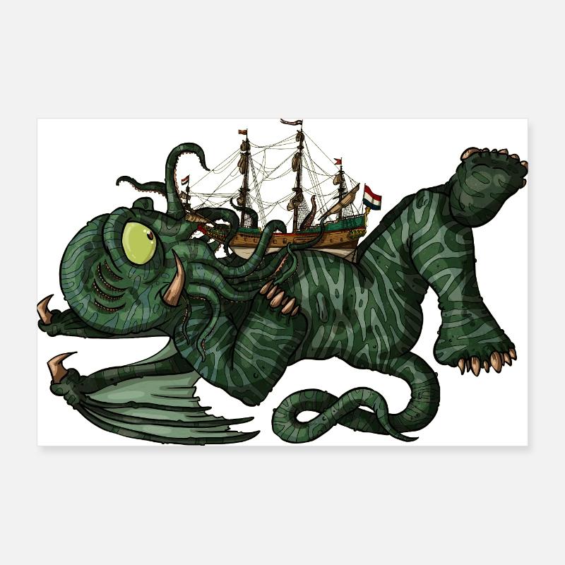 Batavia Cthulhu Poster 90x60 cm