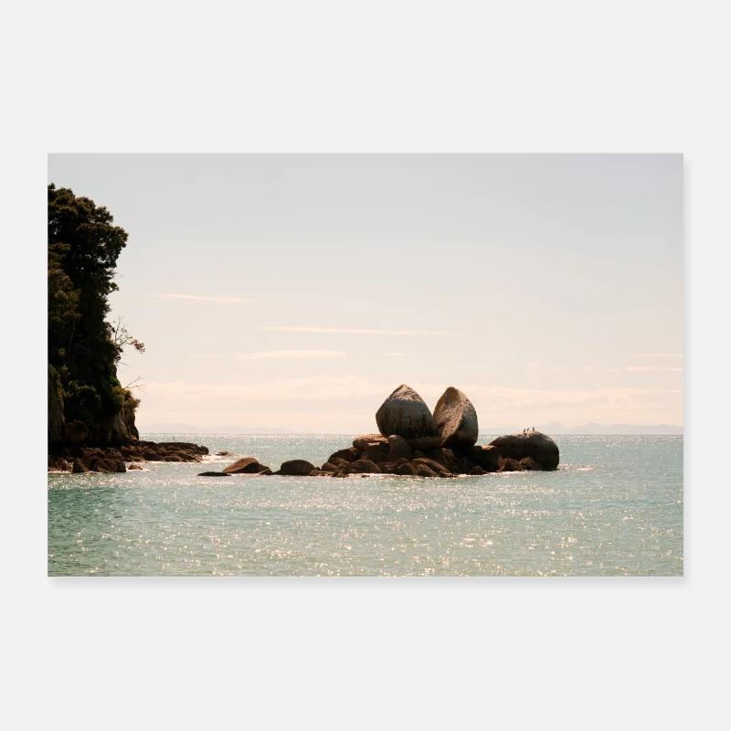 Split Apple Rock – Das Naturwunder Neuseelands Poster 90x60 cm