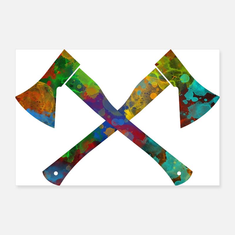Hache Poster 90 x 60 cm