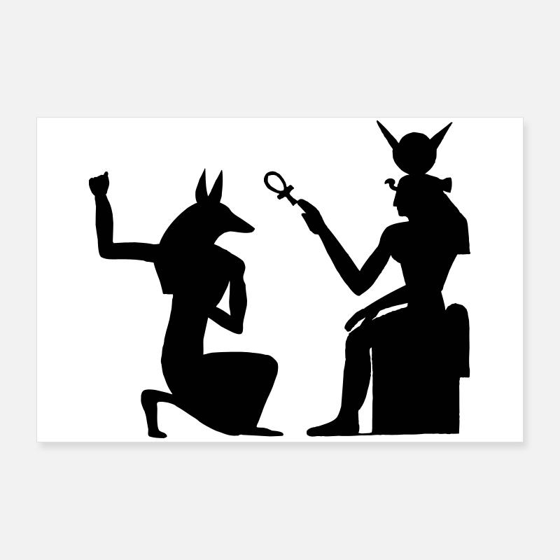 Pyramide Ägyptische Hieroglyphen Pharao Poster 90x60 cm