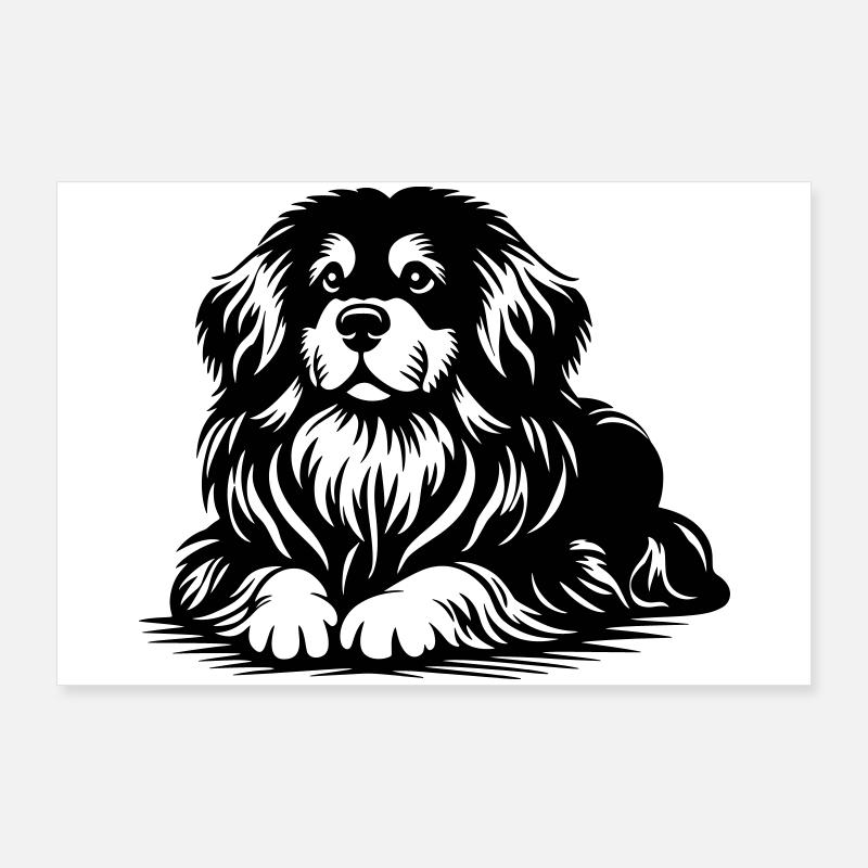 Tibetan Spaniel Poster 36" x 24" (90x60 cm)