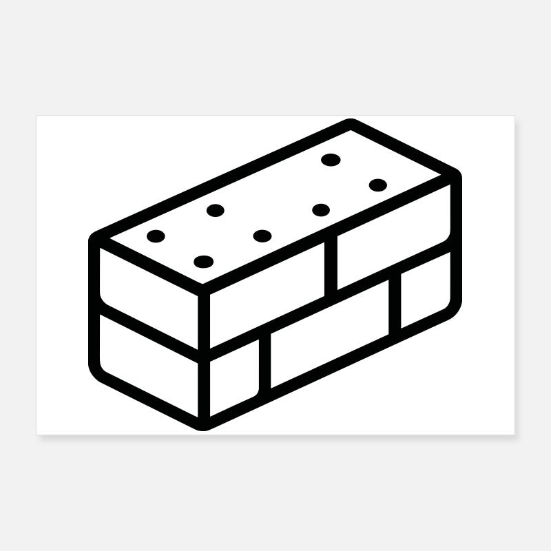 brick Poster 36" x 24" (90x60 cm)