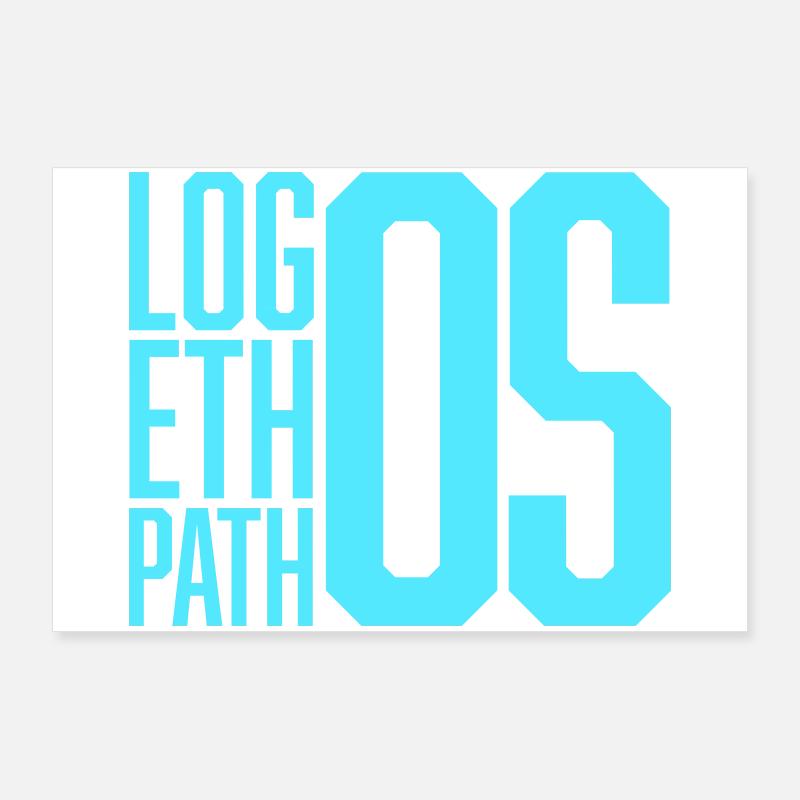 Logos Ethos Pathos Rhetorik Philosophie Student Poster 90x60 cm