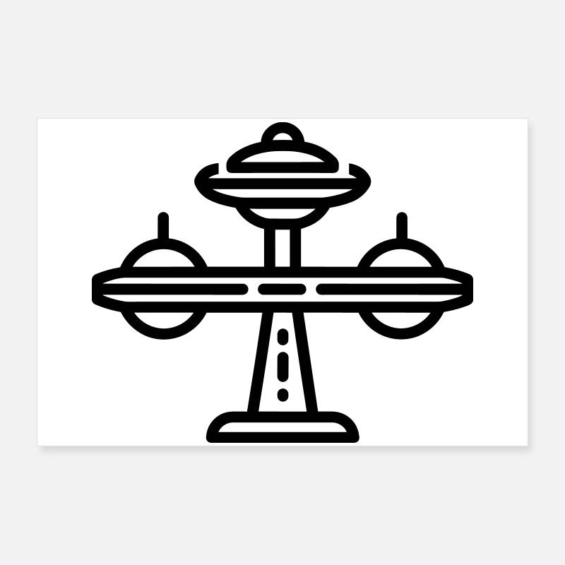 space station Poster 36" x 24" (90x60 cm)