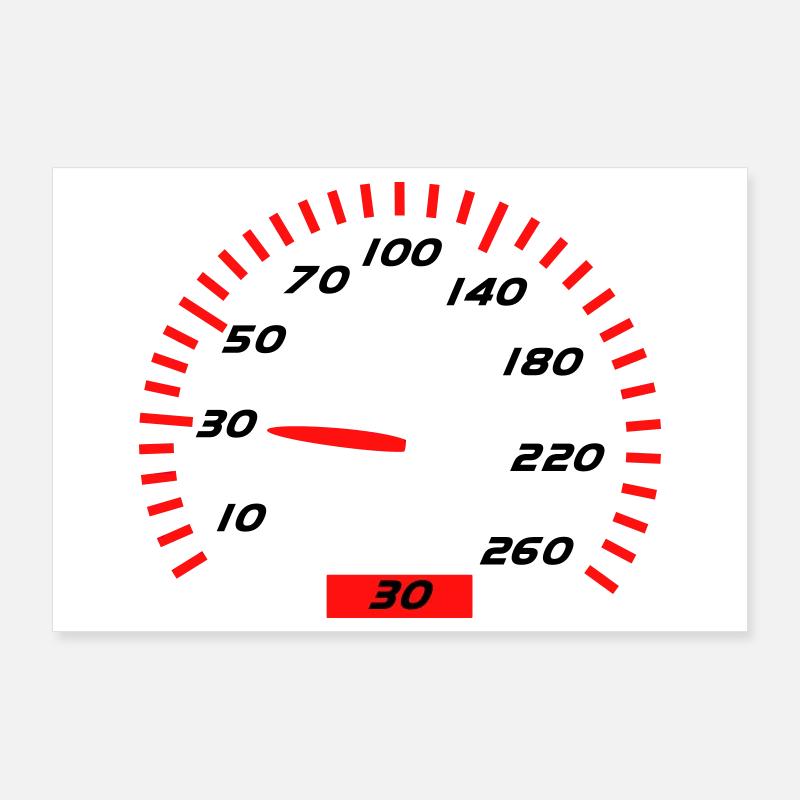 30. Geburtstag Poster 90x60 cm