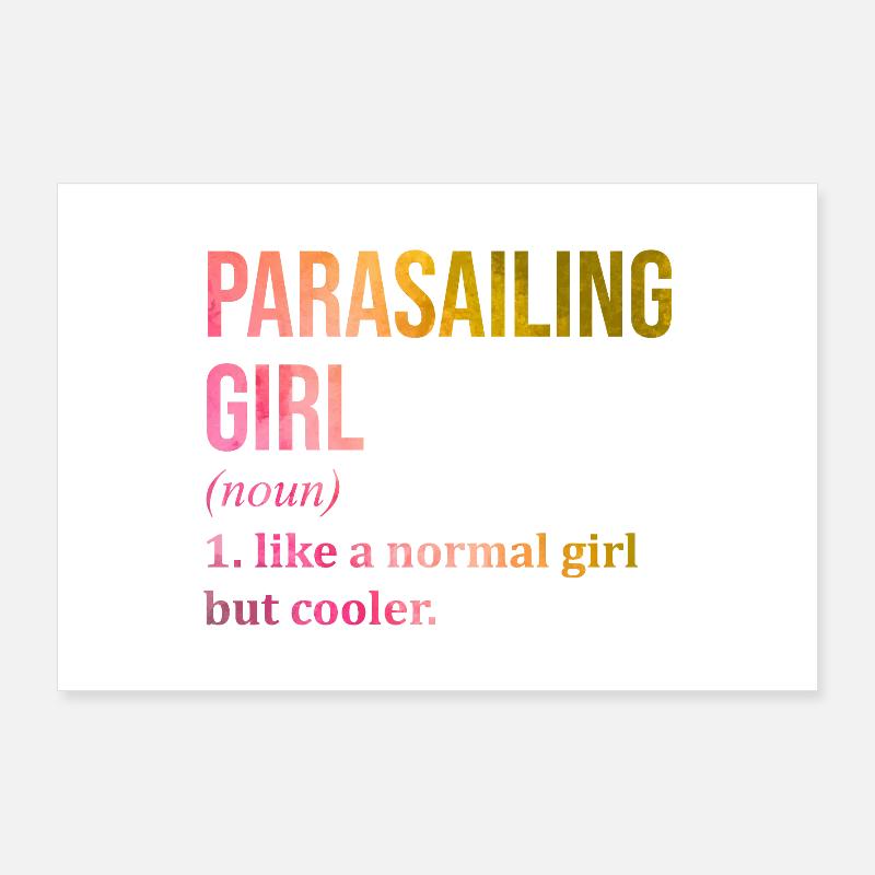 Parasailing Poster 90x60 cm