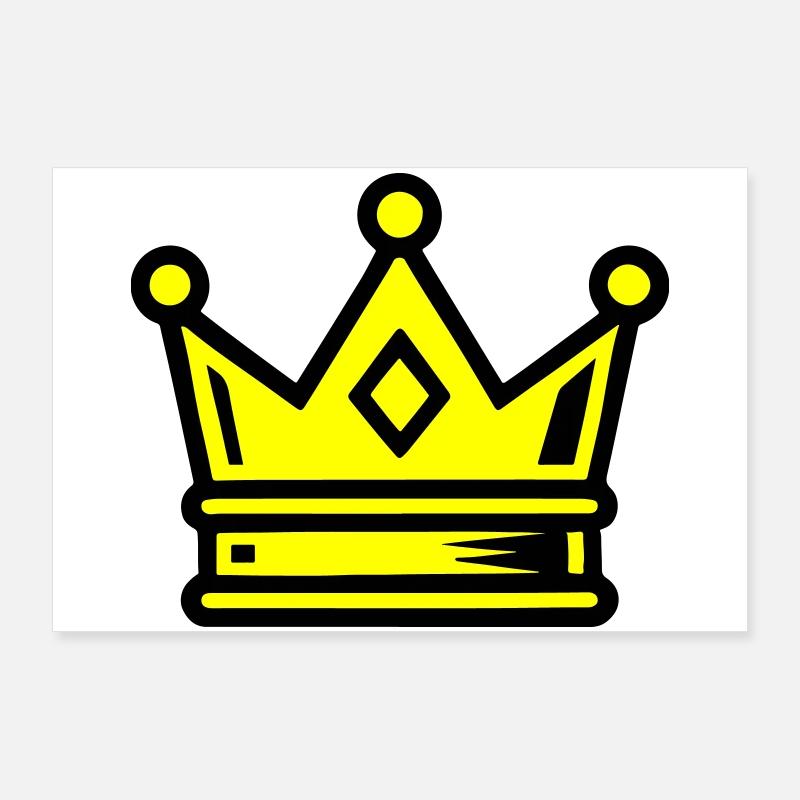Krone Symbol Poster 90x60 cm