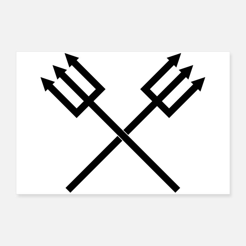 Trident Poster 90 x 60 cm