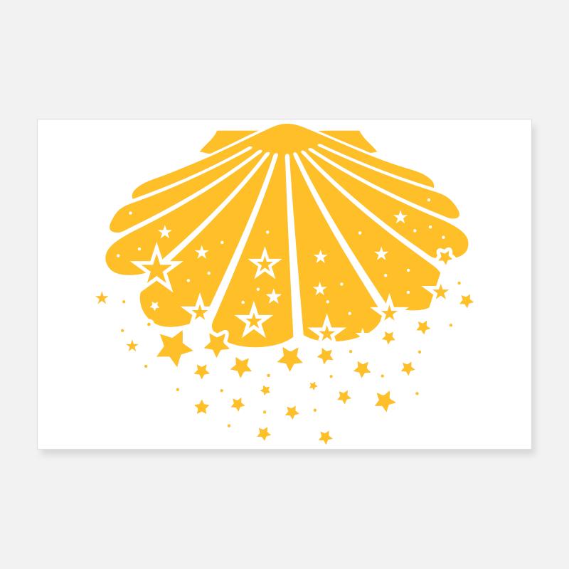 Saint Jacques de Compostelle Poster 90 x 60 cm