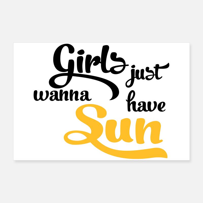 Sonne Poster 90x60 cm