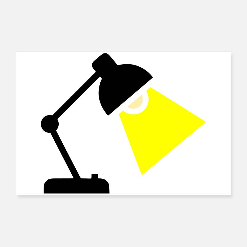 Idée de lampe de bureau Poster 90 x 60 cm