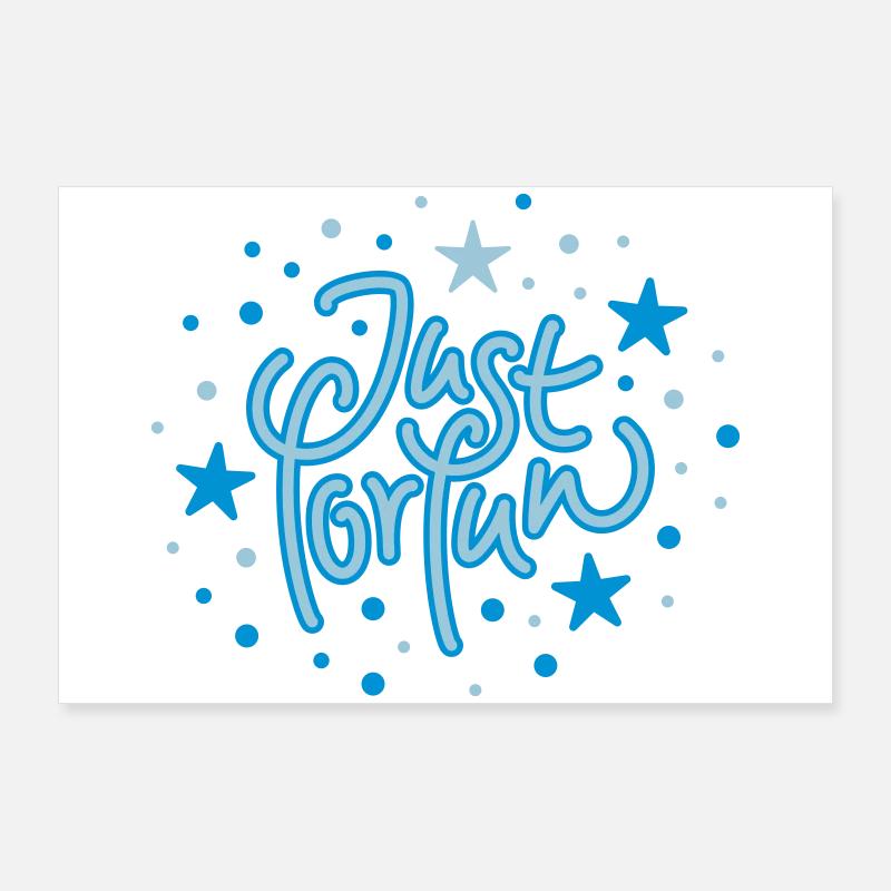 just for fun - stars (b) Poster 36" x 24" (90x60 cm)