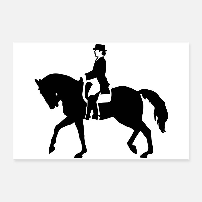 Reitsport Poster 90x60 cm