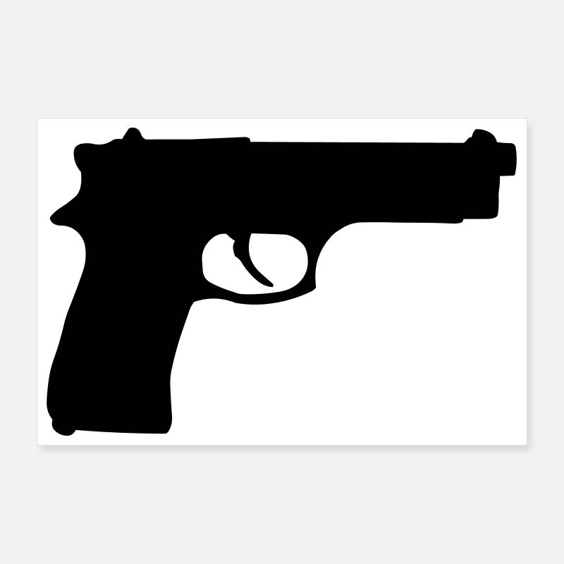 Gun Poster 36" x 24" (90x60 cm)