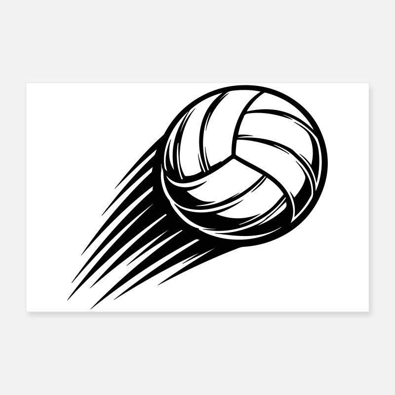 Volleyball Ball Poster 90x60 cm