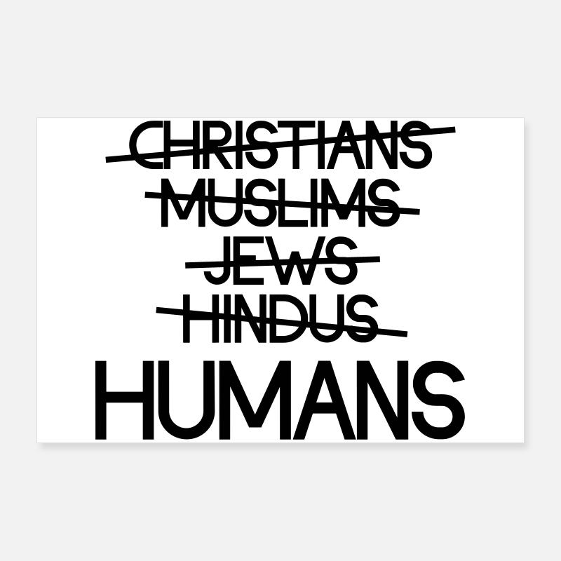 humans Poster 90x60 cm