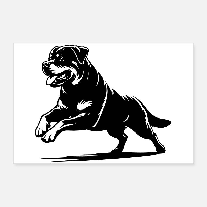 Rottweiler Poster 90 x 60 cm