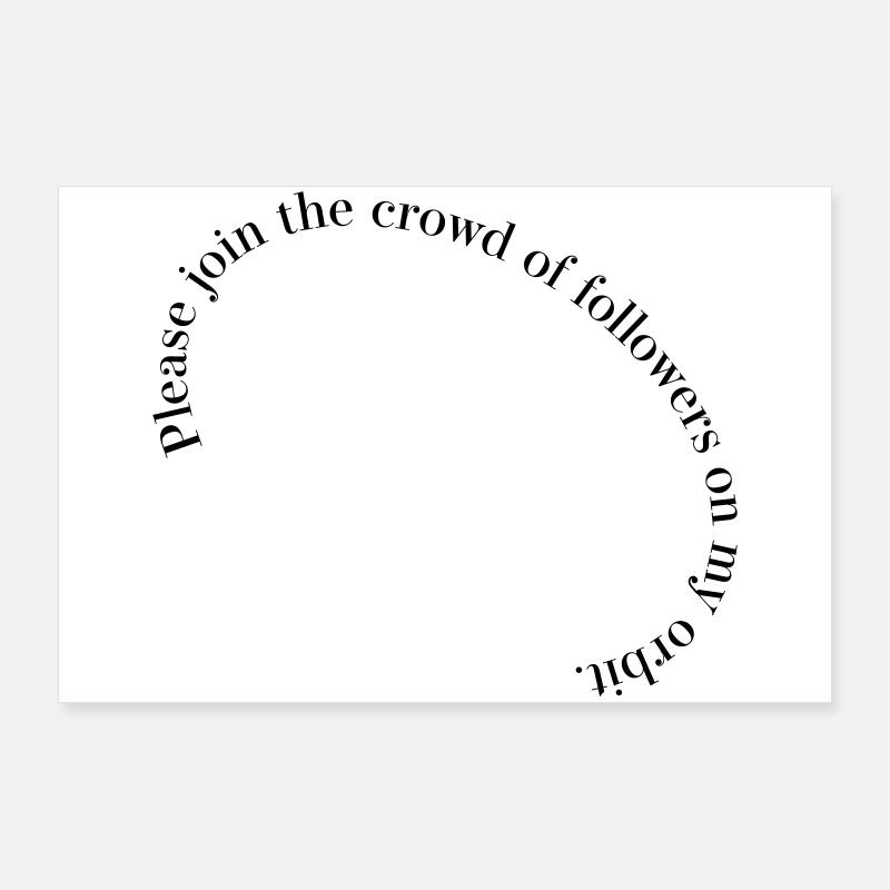 My Orbit Poster 36" x 24" (90x60 cm)