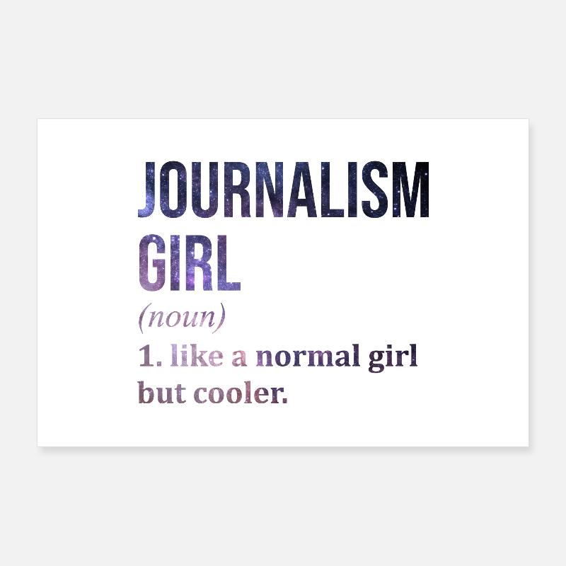 journalisme Poster 90 x 60 cm