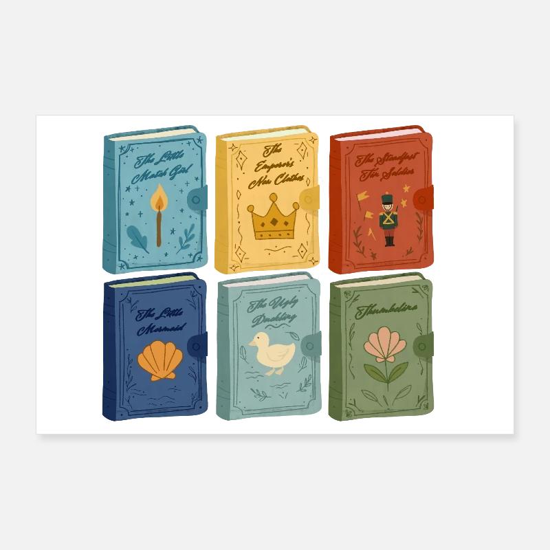 Fairy tale covers Poster 36" x 24" (90x60 cm)
