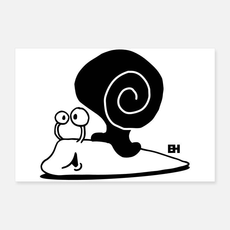 Escargot Poster 90 x 60 cm