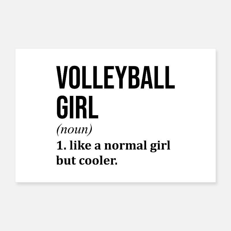 volley-ball Poster 90 x 60 cm