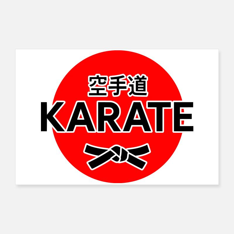 Karate Poster 90x60 cm