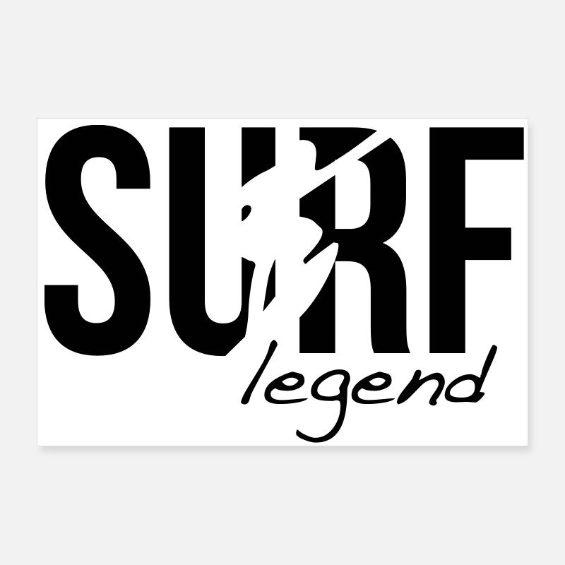 surf surfer surfer Poster 90 x 60 cm