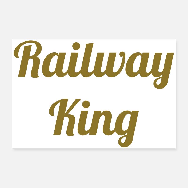 Eisenbahner / Eisenbahnen / Eisenbahn / Bahn Poster 90x60 cm
