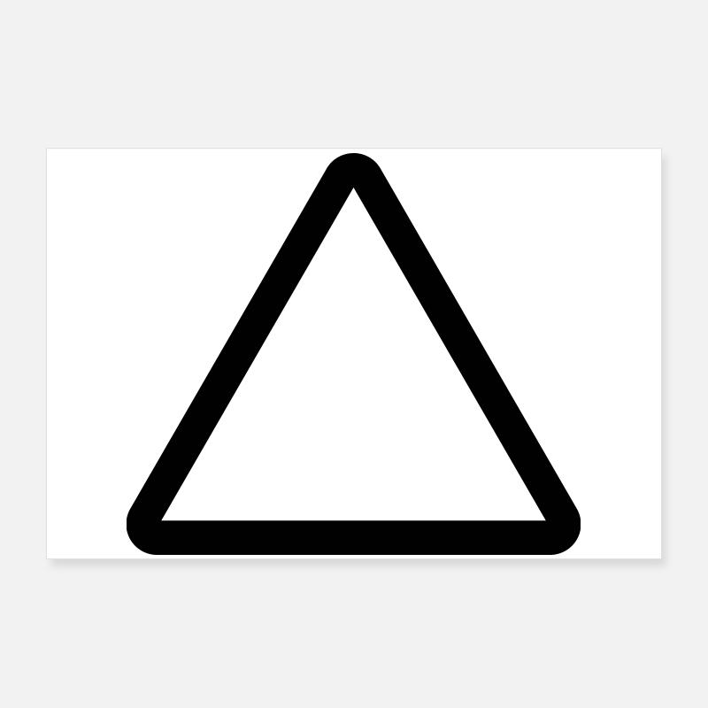 Construction Site, Warning Sign Template, Danger Warning Poster 36" x 24" (90x60 cm)